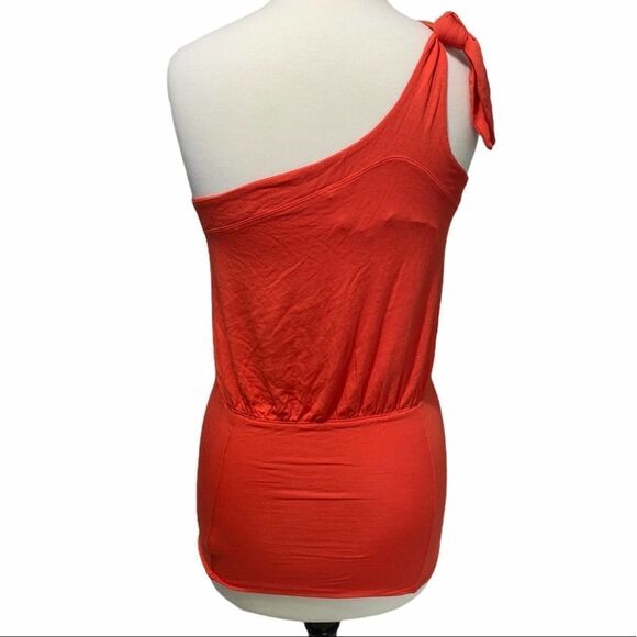 Free People Shindig‎ One Shoulder Top Orange Large - Picture 10 of 11